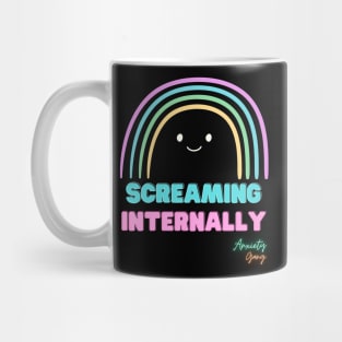 Screaming Internally - Anxiety Gang Mug